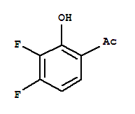 Structure of Ethanone,  1-(3,4-difluoro-2-hydroxyphenyl)-
