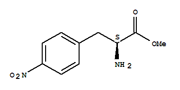 (S)-4-Nitrophenylalaninemethylester结构式