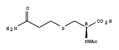 Structure of N-ACETYL-S-(2-CARBAMOYLETHYL)-L-CYSTEINE