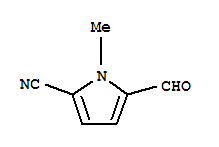 Structure of 1H-Pyrrole-2-carbonitrile,5-formyl-1-methyl-