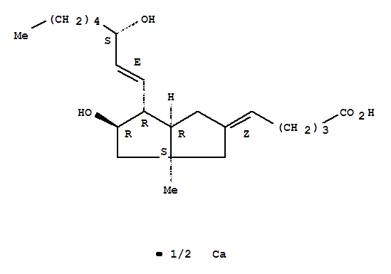 Structure of CIPROSTENE CALCIUM