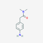 2-(4-Aminophenyl)-N,N-dimethylacetamide结构式