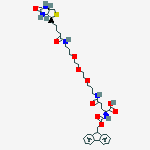 FMOC-GLU(BIOTINYL-PEG)-OH结构式