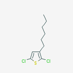 Structure of 2,5-dichloro-3-hexylthiophene