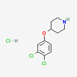 Structure of 4-(4-CHLOROPHENOXY)PIPERIDINE HYDROCHLORIDE