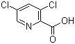 Structure of 3,5-Dichloro-2-pyridinecarboxylic acid
