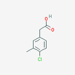 Structure of 4-chloro-3-methylBenzeneacetic acid