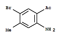 Structure of Ethanone, 1-(2-amino-5-bromo-4-methylphenyl)-