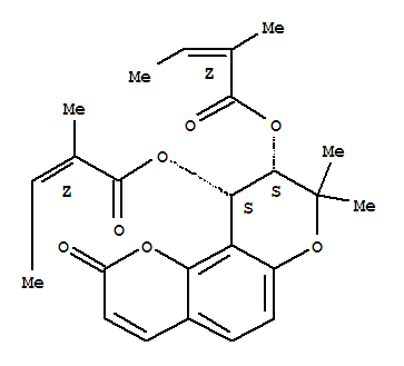 Structure of Praeruptorin B