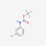 Structure of 1-N-BOC-3-FLUORO-ANILINE