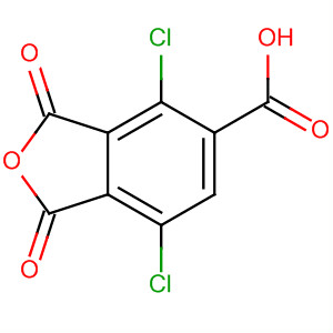Structure of 5-Isobenzofurancarboxylic acid, 4,7-dichloro-1,3-dihydro-1,3-dioxo-