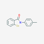 Structure of 1,2-Benzisoselenazol-3(2H)-one, 2-(4-methylphenyl)-