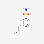 Structure of BENZENESULFONAMIDE, 3-(2-AMINOETHYL)-