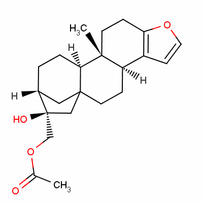 Structure of CAFESTOL ACETATE
