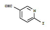 6-Iodopyridine-3-carboxaldehyde结构式