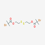 Structure of Bis[2-(2'-bromoisobutyryloxy)ethyl]disulfide