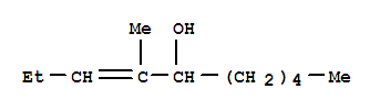 Structure of 4-Methyl-3-decen-5-ol