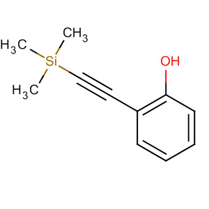Phenol, 2-[(trimethylsilyl)ethynyl]-结构式
