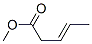 Structure of 3-PENTENOIC ACID METHYL ESTER