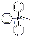 Structure of (METHYL-13C)TRIPHENYLPHOSPHONIUM IODIDE