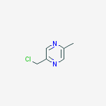 Structure of 2-(CHLOROMETHYL)-5-METHYLPYRAZINE