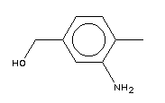 Structure of 3-AMINO-4-METHYLBENZYL ALCOHOL