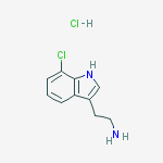 Structure of 2-(7-CHLORO-1H-INDOL-3-YL)-ETHYLAMINE HYDROCHLORIDE