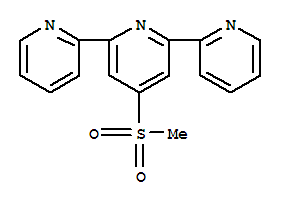 Structure of 4-METHYLSULFONO-2,2:6,2-TERPYRIDINE