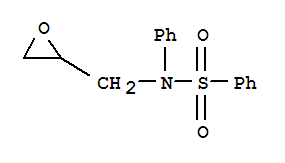 Structure of N-(oxiran-2-ylmethyl)-N-phenylbenzenesulfonamide