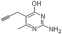 Structure of 4-Methyl-6-hydroxy-5-(2-propynyl)-2-pyrimidinamine