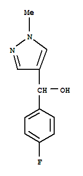 Structure of 1H-Pyrazole-4-methanol,a-(4-fluorophenyl)-1-methyl-