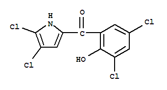 Structure of pyrrolomycin C