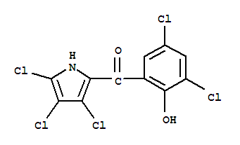 Structure of pyrrolomycin D