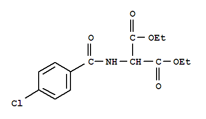 Structure of Diethyl 2-[4-(chlorobenzoyl)amino]Malonate