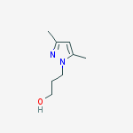 Chemical structure of 3-(3,5-DIMETHYL-1H-PYRAZOL-1-YL)PROPAN-1-OL