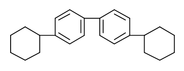 Structure of Biphenyl, 4,4-dicyclohexyl-