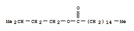 Structure of 3-methylbutyl palmitate