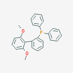Structure of (2',6'-DiMethoxy-[1,1'-biphenyl]-2-yl)diphenylphosphine