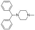 Structure of CYCLIZINE HCL