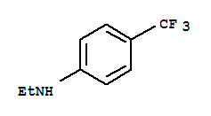 ETHYL-(4-TRIFLUOROMETHYL-PHENYL)-AMINE结构式