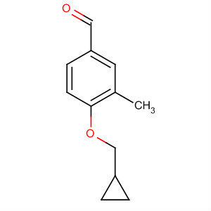 Benzaldehyde, 4-(cyclopropylmethoxy)-3-methyl-结构式