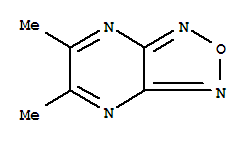 Structure of 5,6-DIMETHYL-[1,2,5]OXADIAZOLO[3,4-B]PYRAZINE