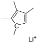 Structure of LITHIUM TETRAMETHYLCYCLOPENTADIENIDE