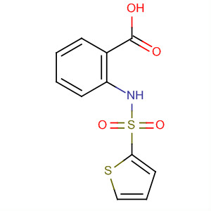 Structure of Benzoic acid, 2-[(2-thienylsulfonyl)amino]-
