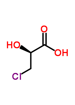 Propanoic acid, 3-chloro-2-hydroxy-, (2S)-结构式