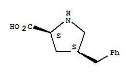 Structure of (2S,4S)-4-BENZYL-PYRROLIDINE-2-CARBOXYLIC ACID