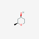 (2S,4S)-2-methyloxan-4-ol结构式