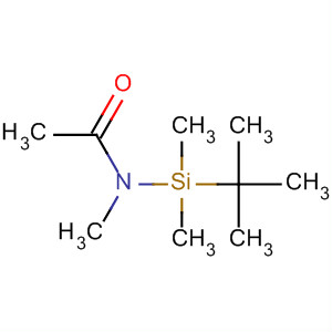 Acetamide, N-[(1,1-dimethylethyl)dimethylsilyl]-N-methyl-结构式