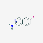 Structure of 7-fluoroisoquinolin-3-amine
