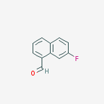 7-Fluoronaphthalene-1-carboxaldehyde结构式